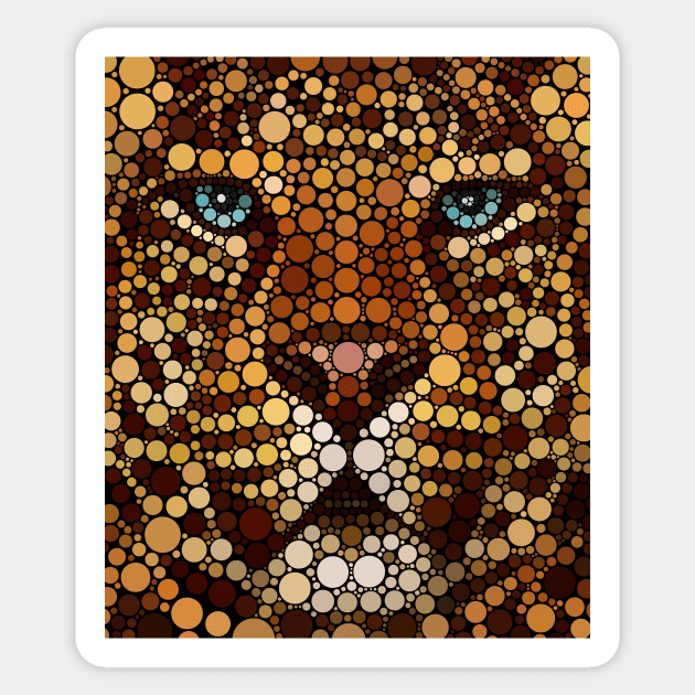 Leopard Sticker by benheineart